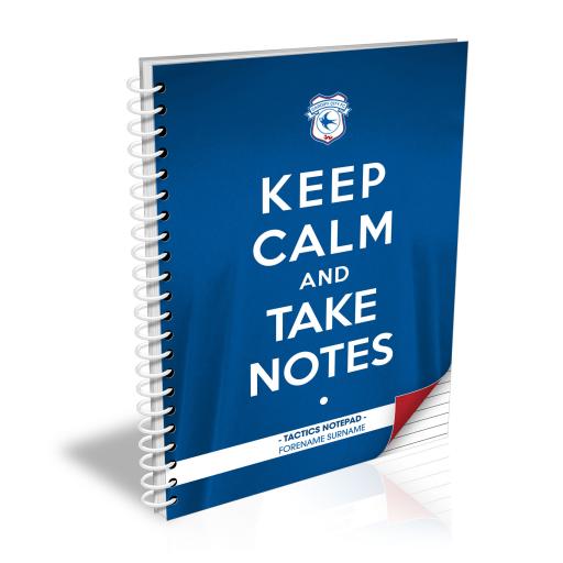 Cardiff City FC Keep Calm Notebook