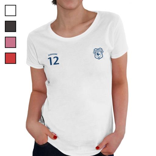 Cardiff City FC Ladies Sports T-Shirt